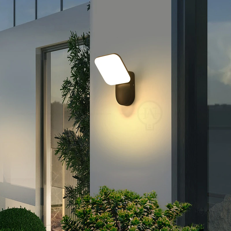 Imagem -06 - Lâmpadas de Parede Exterior do Sensor de Movimento Pir Led 12w Ip65 Impermeável Alumínio Jardim Varanda Luz Corredor Entrada Arandela Iluminação da Decoração