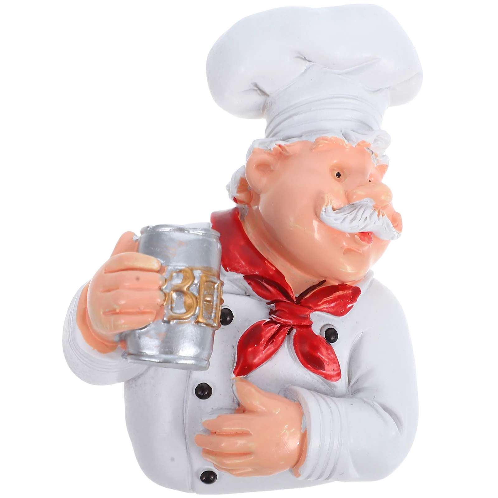 

Creative Chef Figurine Plug Hooks Adhesive Wall Hanger Kitchen Decor Heavy Duty Hooks Power Plug Holder Resin Material
