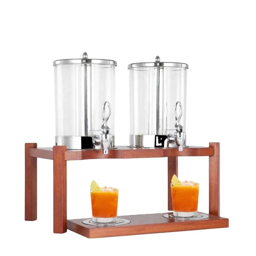 Customizid Party Luxury Double Single Juice Drink Beverage Catering Acrylic Plastic Container Dispenser Machine