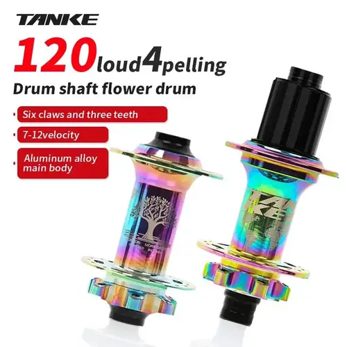 Imagen 2 del producto Bujes TANKE-Boost 12x148, 15x110, 32 Agujeros, 120 Clics, Sonido de Trueno, 4 Rodamientos, Buje de Freno de Disco para Bicicleta de Montaña, HG MS, 8-12 Velocidades, Cubo de Bicicleta