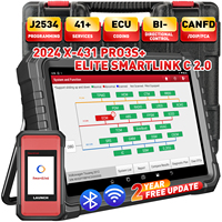 LAUNCH X431 PRO3S+ ELITE SMARTLINK C J2354 Program Car Diagnostic Tools ECU Coding Bidirectionnal OBD2 Scanner All Service