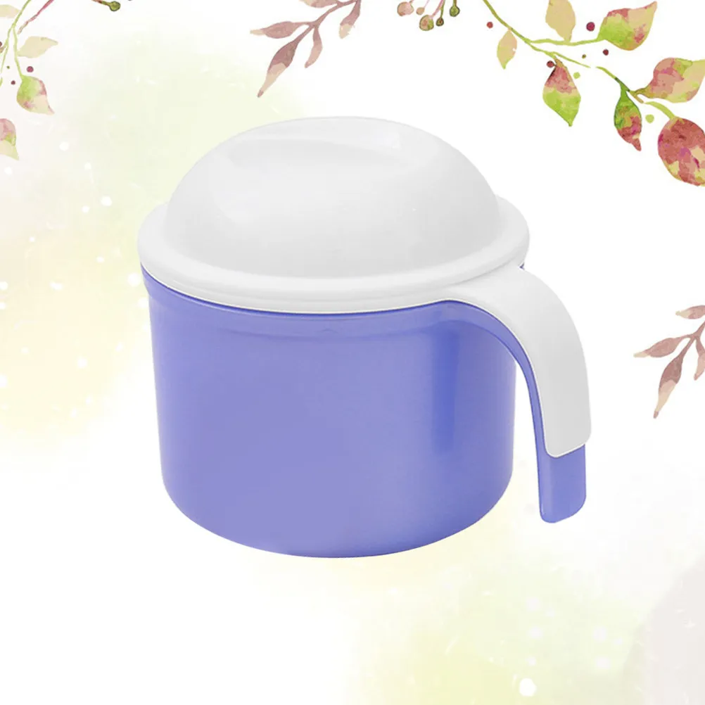 Denture Bath Box with Hanging Basket PP Cleaning Container Portable Travel Case for Seniors