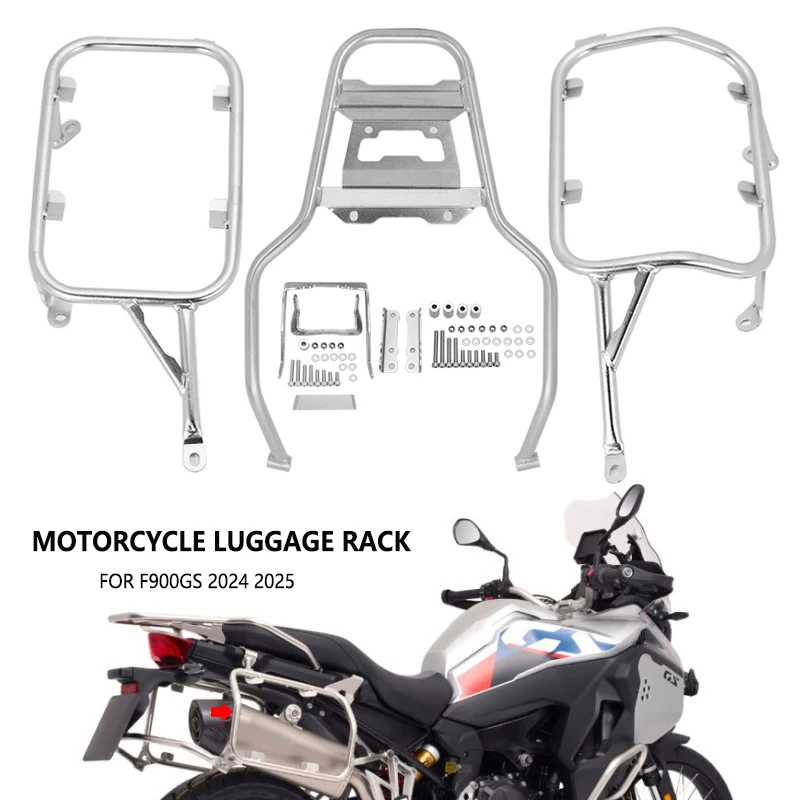 F900GS Luggage Rack Tail Box Saddlebag Panniers Side Rack Luggage Top Case Bracket Holder For BMW F 900 GS F900 GS 2024 2025