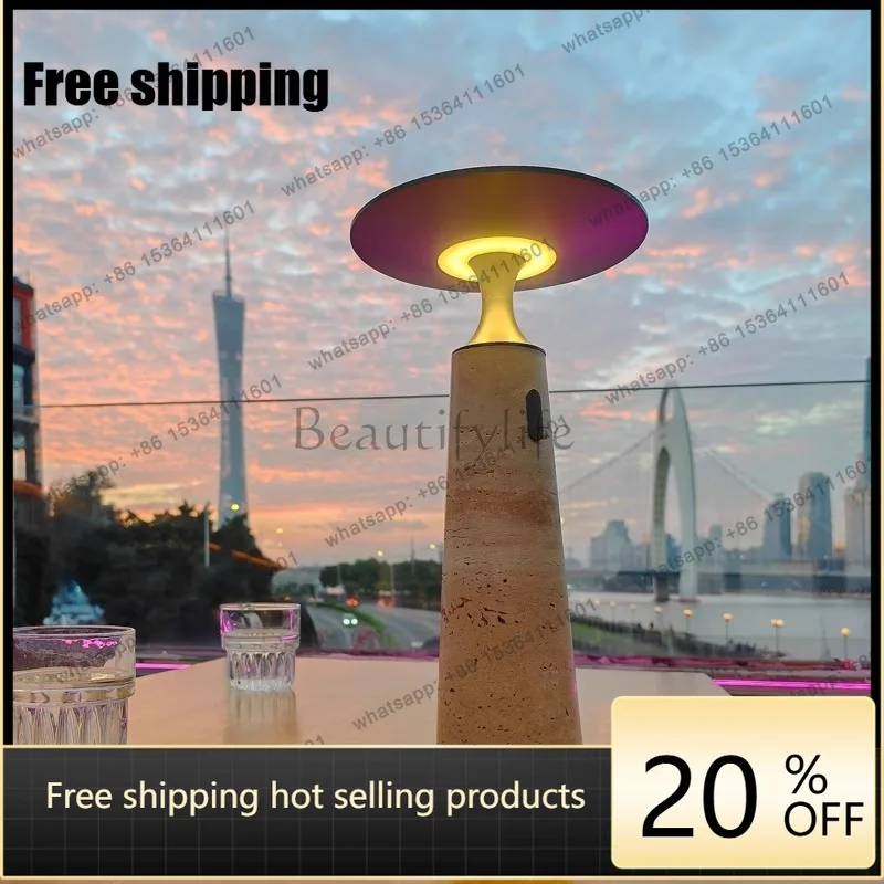 HOT  Atmosphere Restaurant Clear Bar Atmosphere Travertine Picnic Camping Glowing Ornament