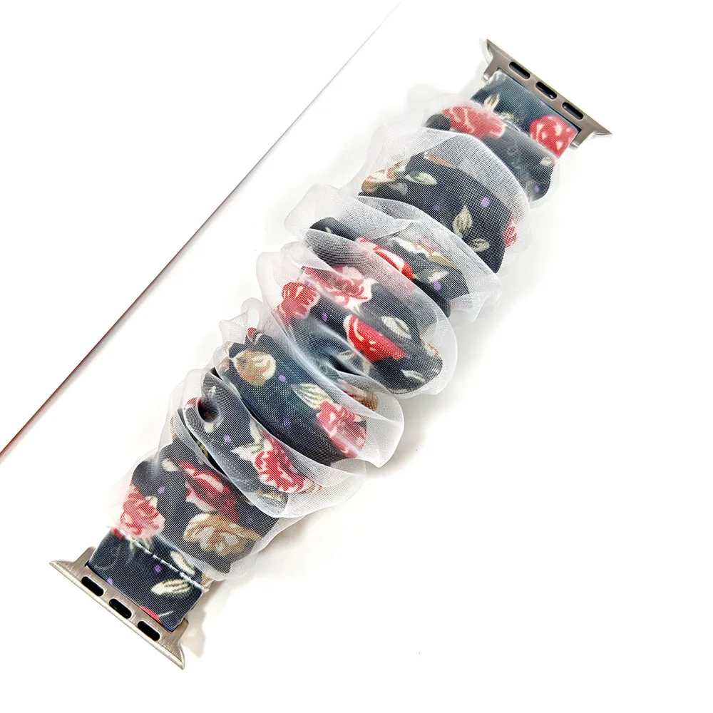 Fabric Strap for iWatch 10 Wristband Elastic Watchband for Apple Watch Band 38mm 40mm 41mm 42mm 44mm 45mm 46mm 49mm view 5