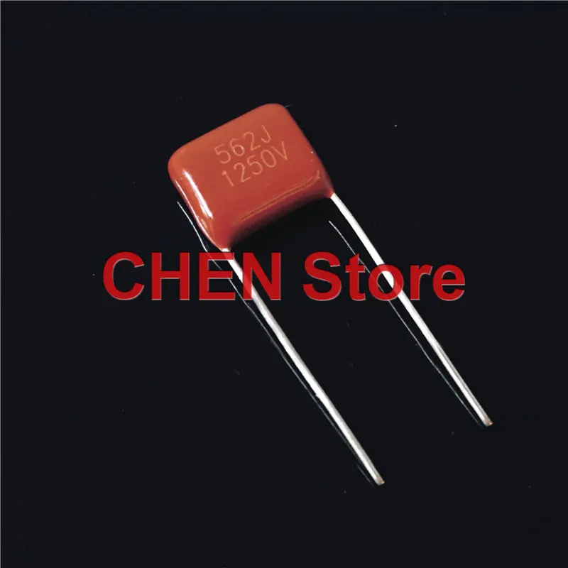 50PCS NEW CBB81 Capacitor 1250V 102J 103J 105J 222J 562J 472J 682J P7.5 P10 P15 Metallized Polypropylene Film Capacitor