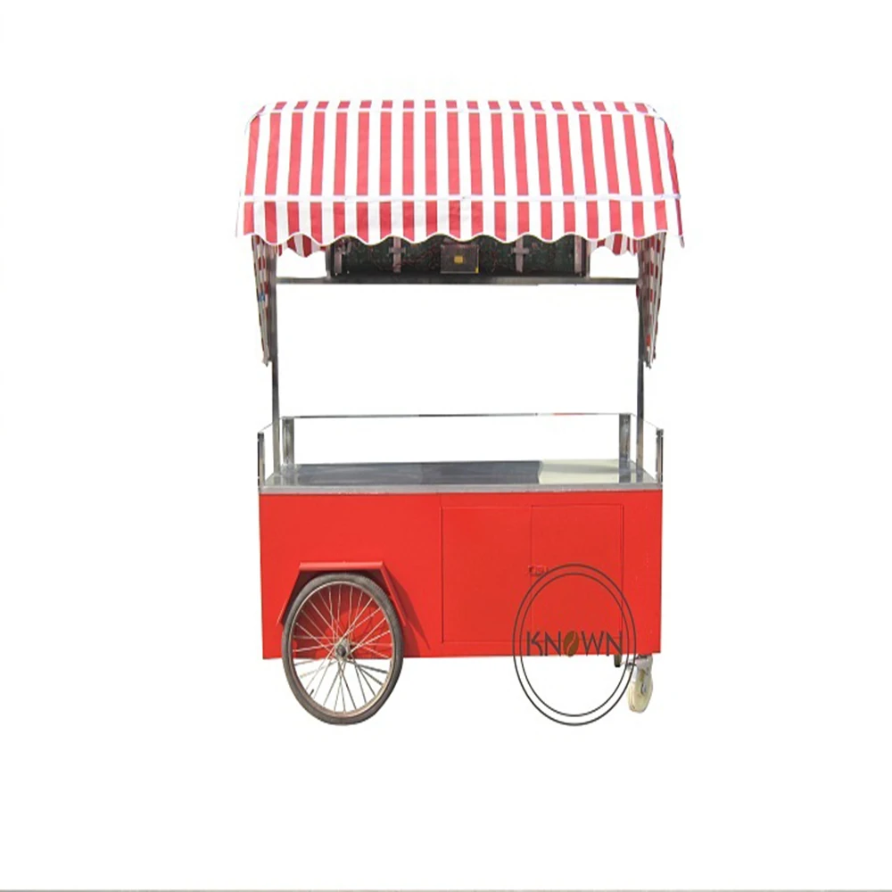 

Hot Sale Hand Push Mobile Food carts/trailer/ Ice Cream truck/snack Cofee Food Carts Customized For Sale With Free Shipping