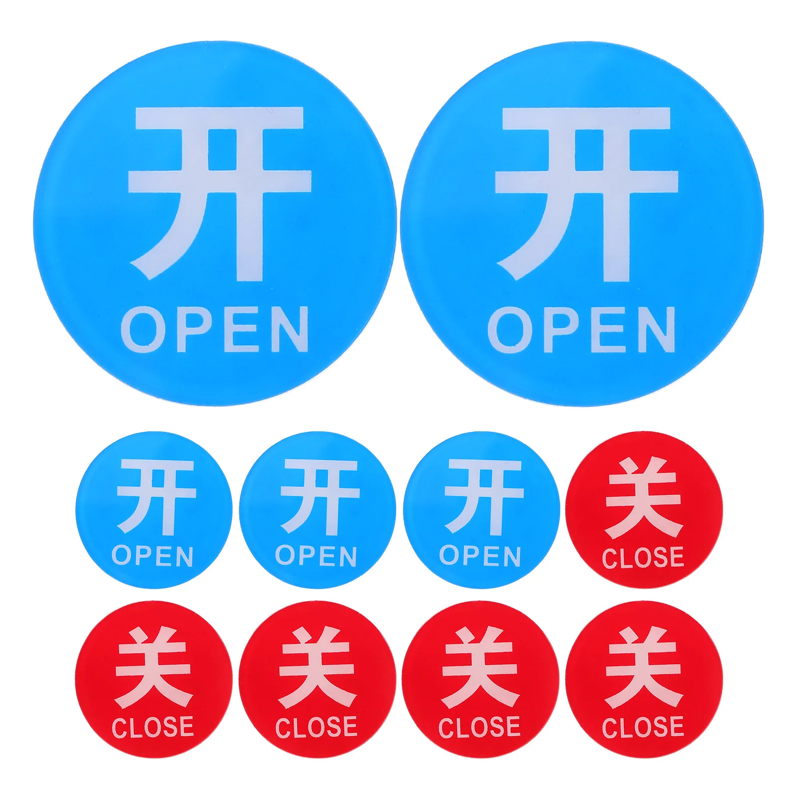 Faucet Sign Water Caution Signs Faucets Sinks Hot Cold and Temperature Acrylic Stickers