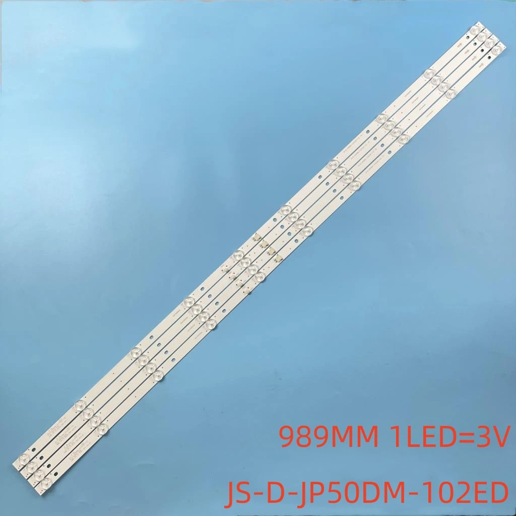 

LED light strip For 50" TV JS-D-JP50DM-102ED (00804) 988141T.30066.4P R72-50D04-029 E493538 ROJEM HBTV-50K5S RC50B19S-4KSM