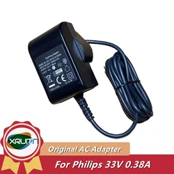 Original 33V 380mA AC Switching Adapter for Philips FC6407 FC6408 FC6409 FC6171 FC6170 Vacuum Cleaner SSC-18P-20 EU/UK 330038