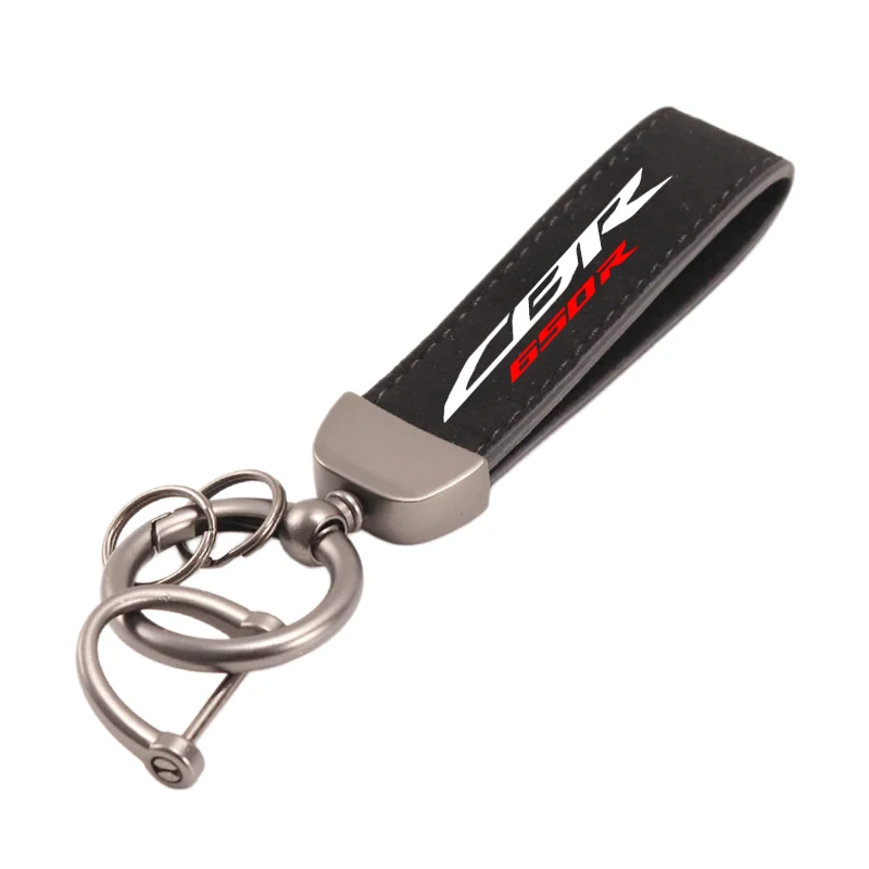 For HONDA CBR650R CBR 650R 650 R CBR650 R Motorcycle Keyring Keychain Lanyard Gift Deluxe Horseshoe Buckle Jewelry