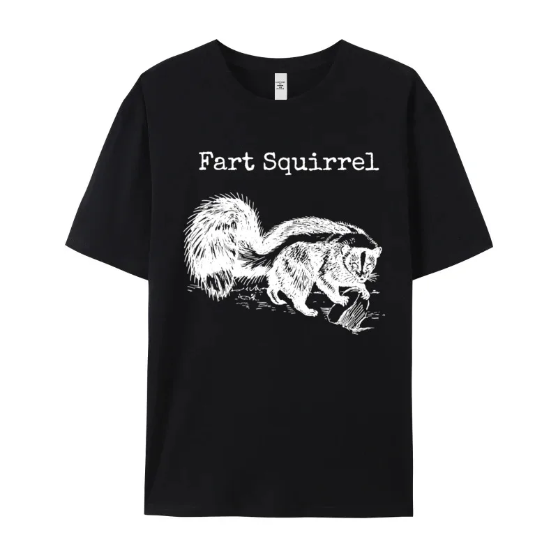Funny Fart Squirrel Skunk Wrong Discount Summer T Shirts Crew Neck 100% Cotton Tops Tees Gift Idea Tops T Shirt Christmas