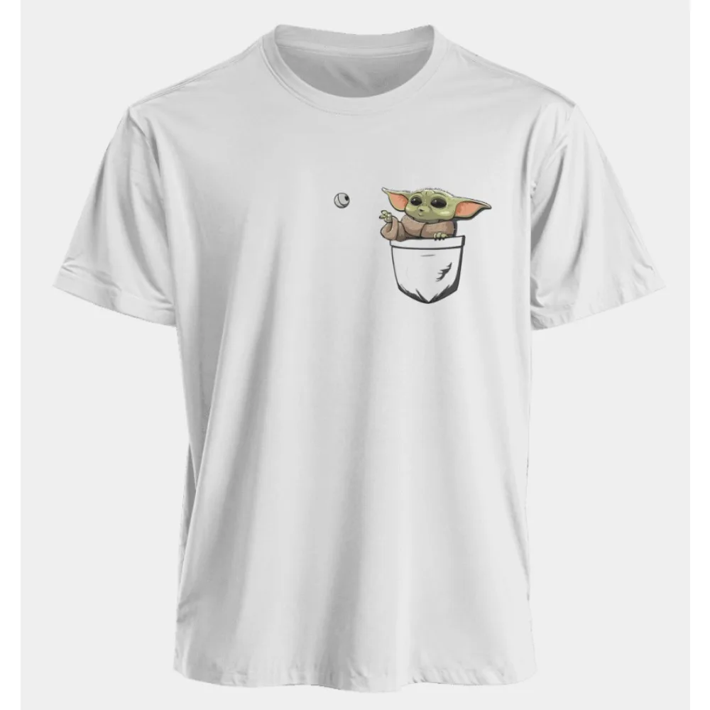 2025 Star Wars Perifere bedrukte katoenen korte mouw Amerikaanse heren en dames zomer losse dagelijkse commuter ronde hals T-shirt