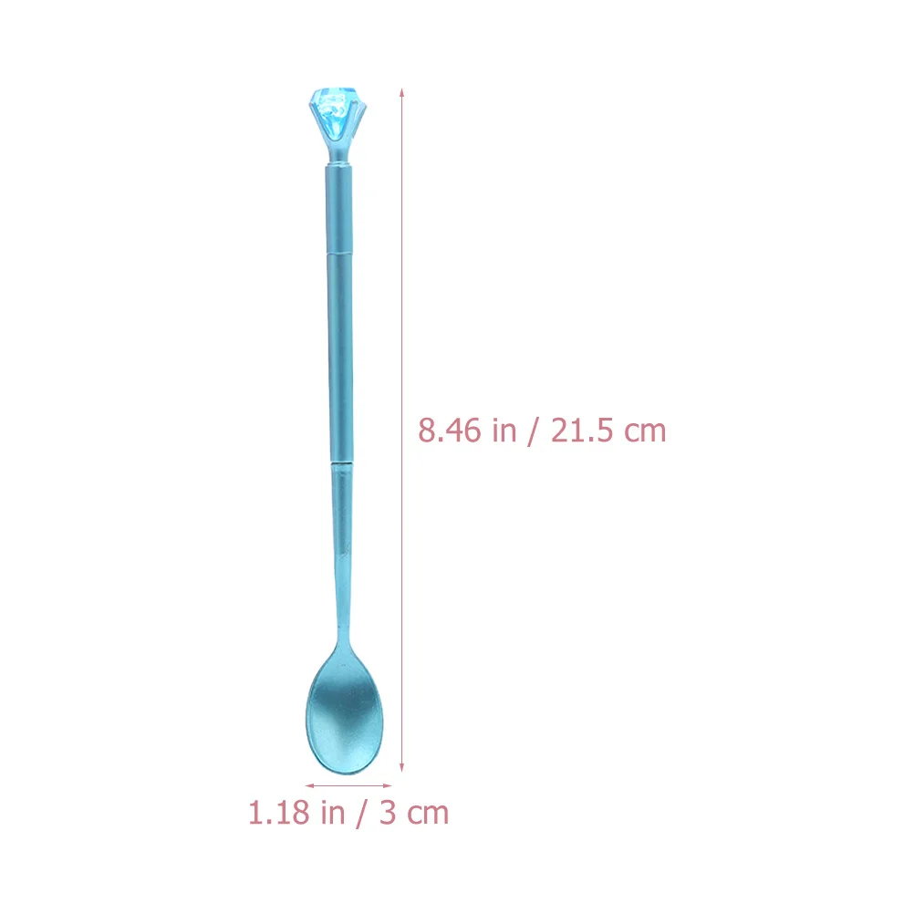 12pcs Creative Gel Pens Diamond Tableware Design Smooth Writing Stationery For School Office Multipurpose Pens Students