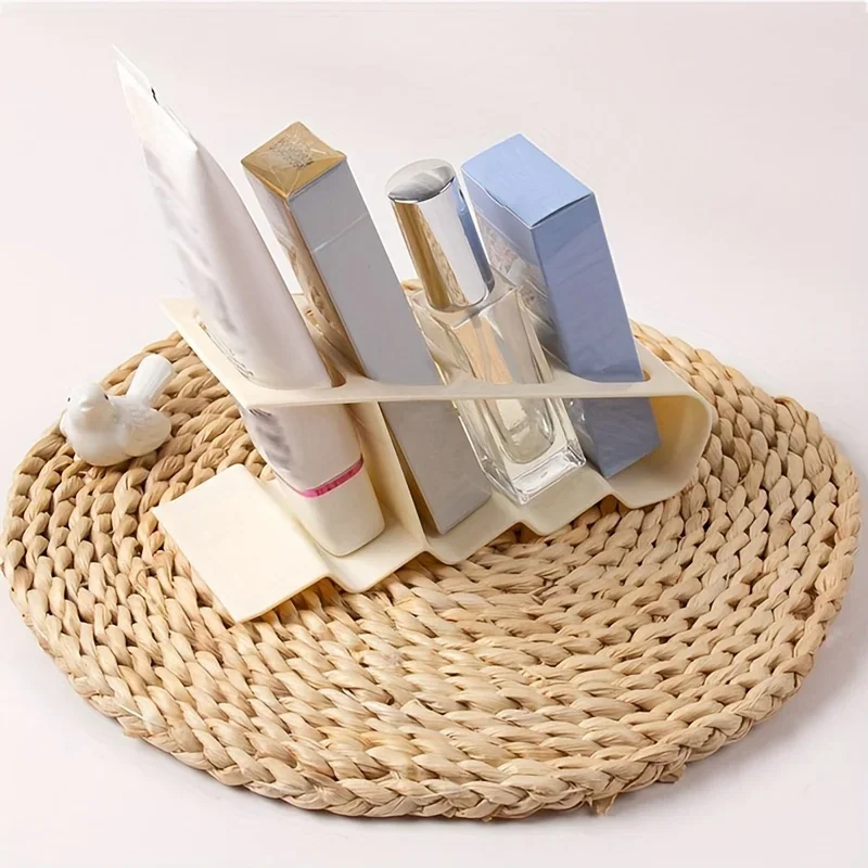 4-Slot-Fernbedienungshalter, robuster Schreibtisch-Organizer aus Kunststoff, ergonomisch, platzsparend, für TV, Zuhause, Büro, Mehrzweck-Lagerregal – Detail 8