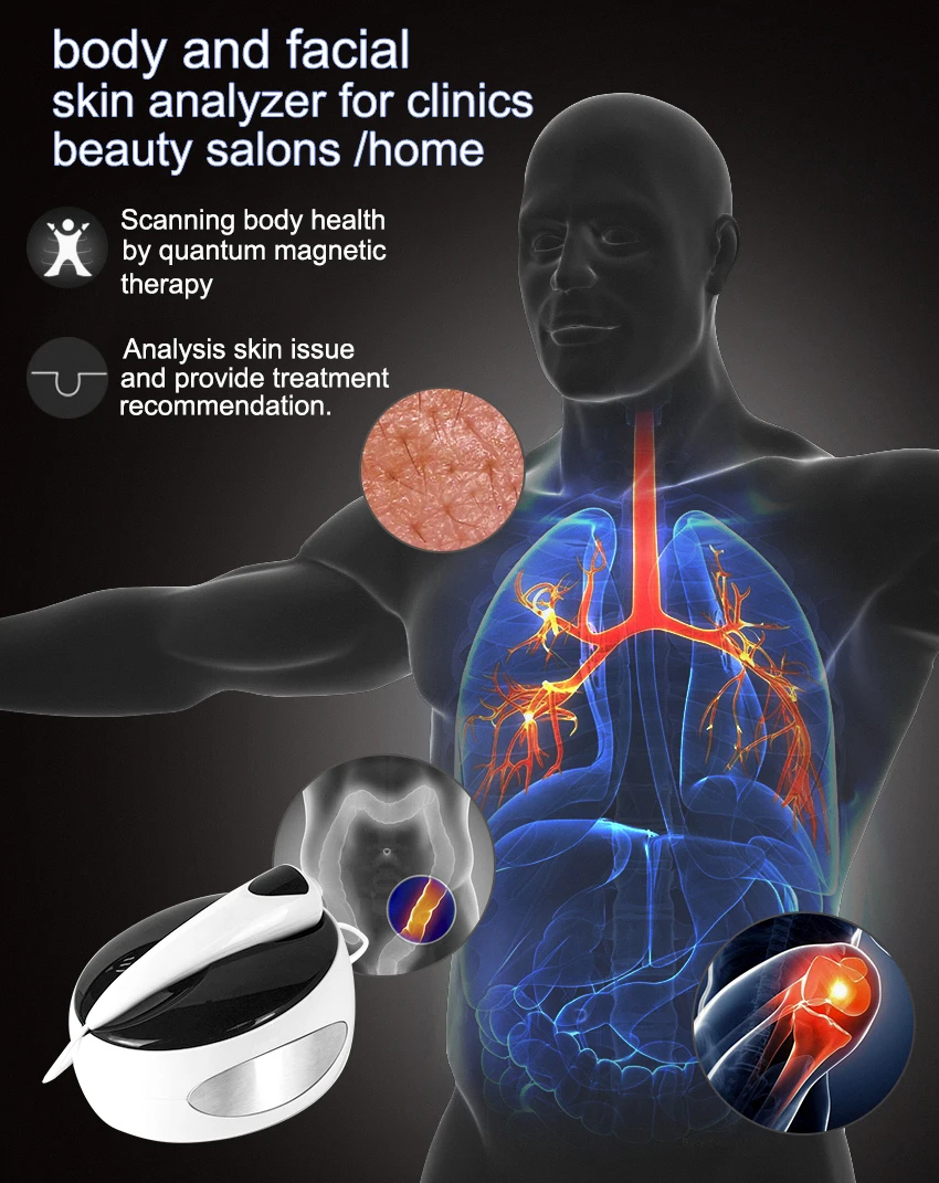 2025年ホットセール 2in1量子＆肌分析装置 量子磁気分析装置 共鳴ボディ分析装置