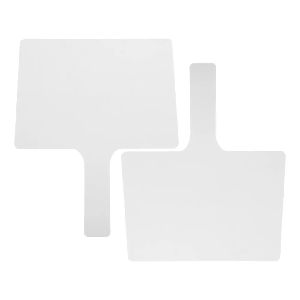 2 pcs Display Stand Holder Sign Halloween Christmas New Year Classroom Dry Erase Board Double Sided Whiteboard Handheld