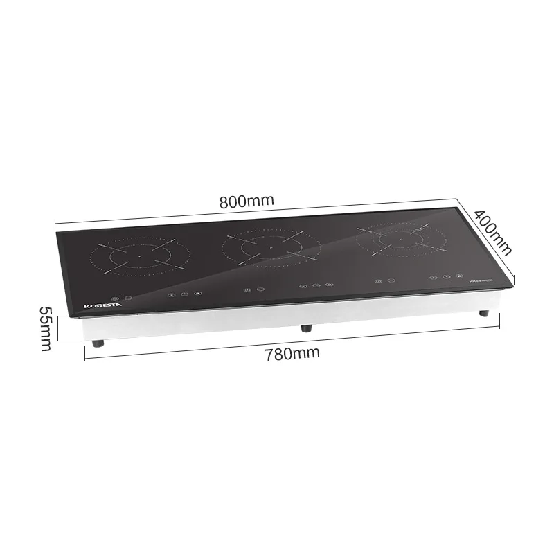 3000W 1 Burner 2 Burner Undermount Hidden Induction Cooktop Invisible