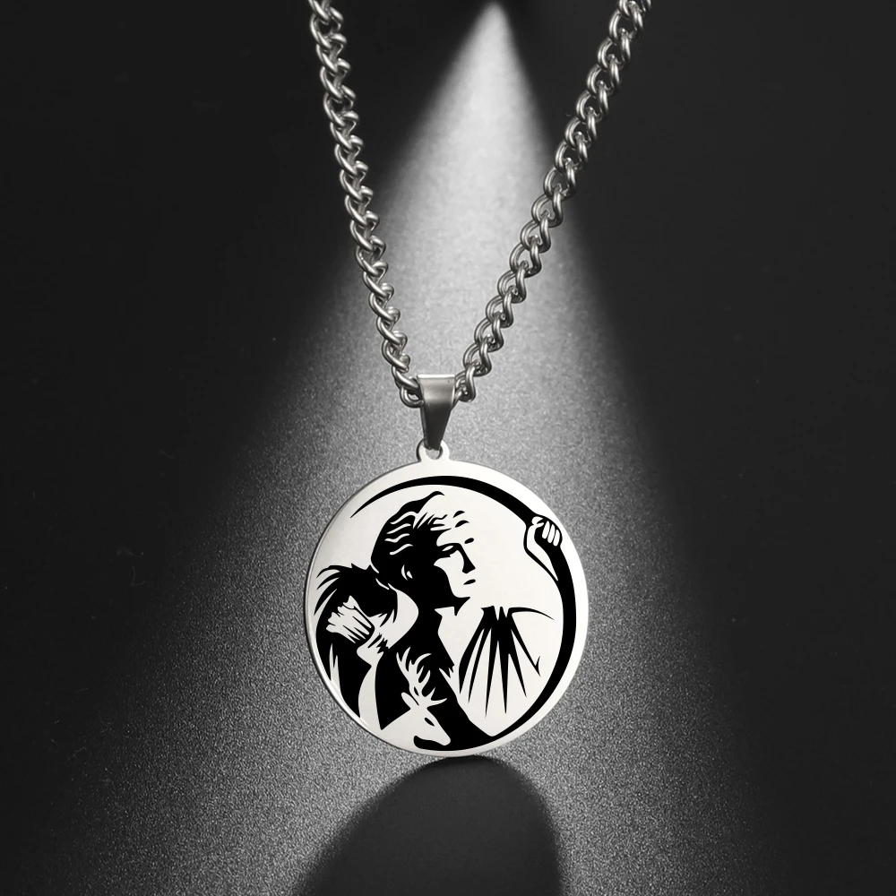 Dawapara Vintage antike griechische Krieger Anhänger ägyptische Göttin Athene Aphrodite Artemis Apollo Symbol Edelstahl Amulett – Detail 14
