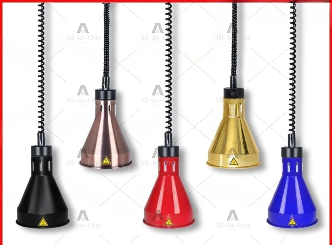 Supermarket Dry Goods Moisture-proof Heating Food Insulation Lamp Buffet Insulation Lifting Chandelier Food Heating Lamp