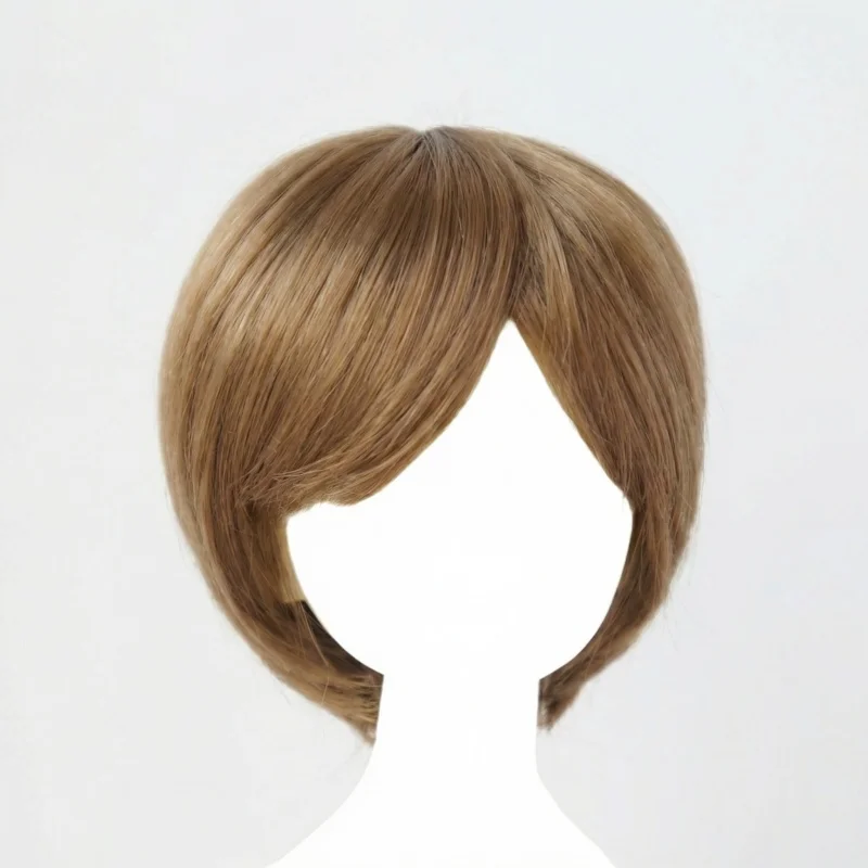 JD081 1/12 1/8 1/6 1/4 1/3 Synthetic Mohair Doll Accessories  Short Girlish Cut Lati White&Yellow OB11 YOSD MSD SD BJD Wigs
