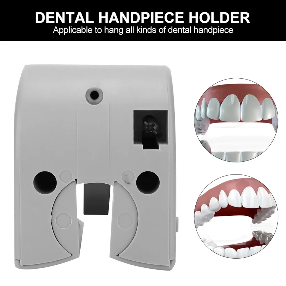 Gray Dental Handpiece Holder Large Size Durable Dental Chair Accessories Connector Adapter Dental Chair Parts For Dentist Office