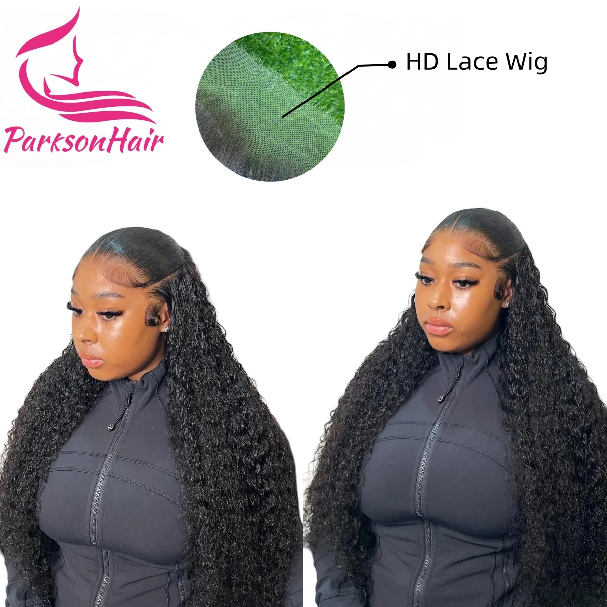 13x6 HD شعر مستعار دانتيل 100% شعر الإنسان كامل الدانتيل الباروكات الأمامية سبيرا مجعد 200% الكثافة شعر خام شعر مستعار مجعد للنساء قبل نتف 40In #1