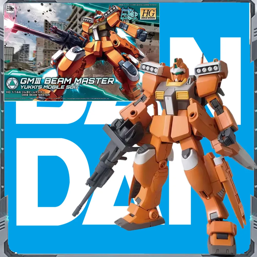 

Bandai натуральная Gundam HG 1/144 RGM-86R GM3 BEAM MASTER аниме фигурка ПВХ сборка игрушки для подарка Коллекционная модель унисекс