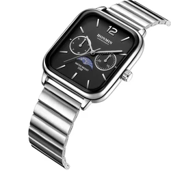 Orologio da donna di lusso orologio impermeabile reloj mujer orologio da polso al quarzo Moonphase Square Ladies Female Girl Gifts orologi Dropshipping