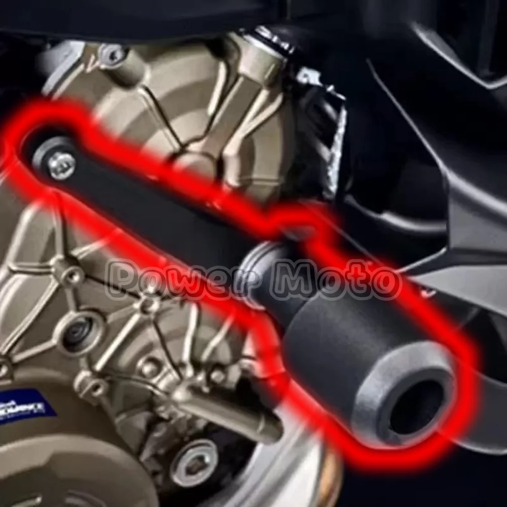 ل DUCATI Multistrada V4 رالي V4 Pikes الذروة V4/V4S/V4S دراجة نارية رياضية إطار من الألومنيوم مكافحة الإفلات المنزلق تحطم معدات الحماية