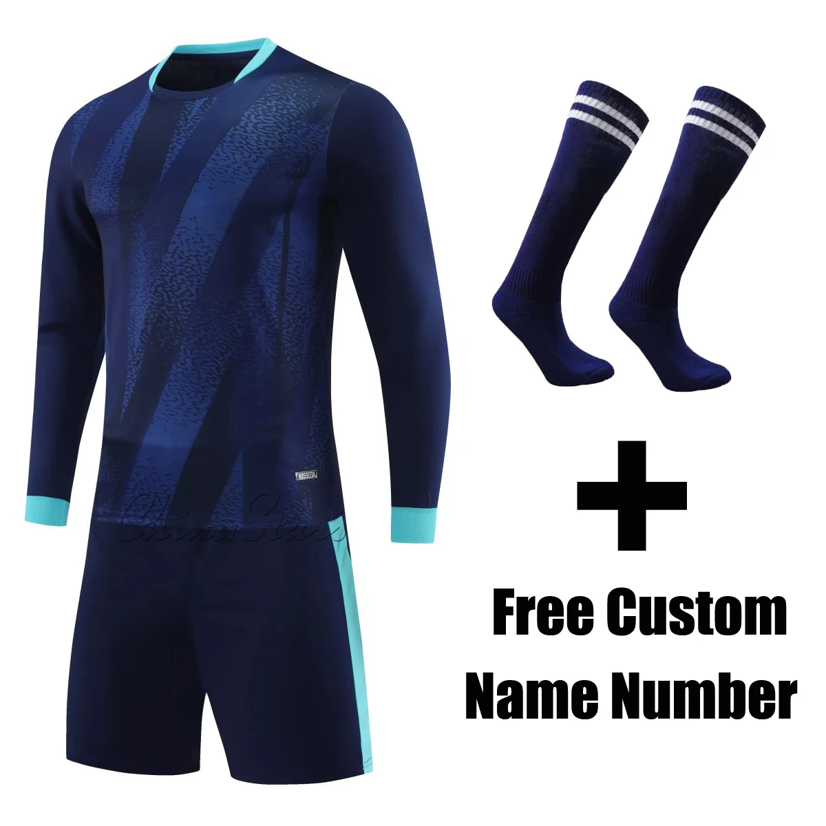 Men Children Survetement Football Kits Jerseys Full Sleeve Soccer Training Uniform Sets Youth Football Kits Clothes Sportswear