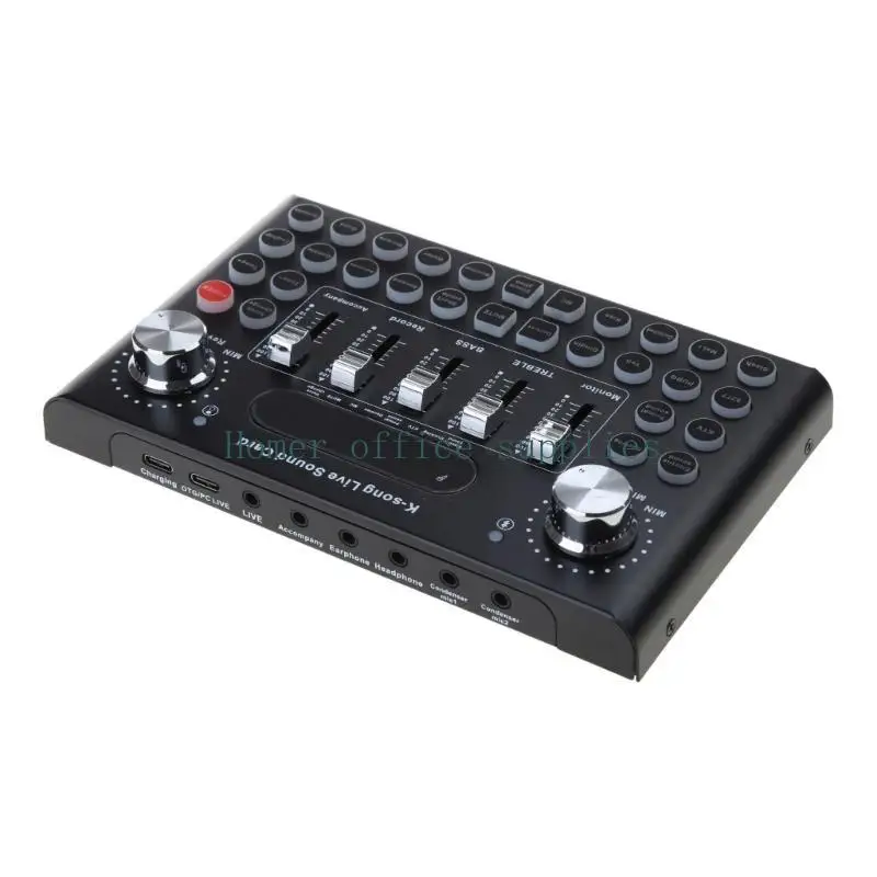 Dispositivo efectos sonido mezclador cambiador voz K43B compatible con //Box/Computadora/Teléfono/para