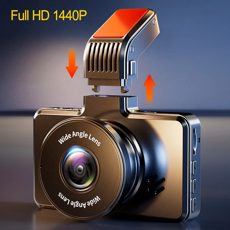 Car DVR Dashcam 3 Inch IPS WIFI GPS FHD 1440P Dual Lens Auto Camcorder 24H Parking Monitor Camera Registrator Video Recorder