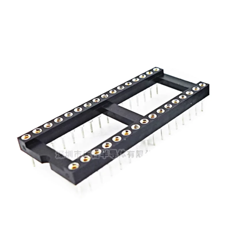 5pcs DIP-32 Round Hole Square hole 32 Pins Wide 2.54MM DIP IC Sockets Adaptor Solder Type IC Connector