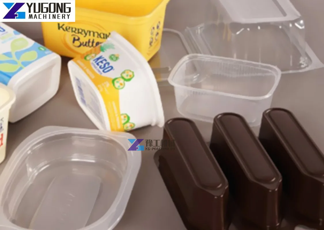 Fully Automatic Thermoforming Plastic Tray Forning Making Machine High Speed Disposable Plastic Cup Thermoforming Machine