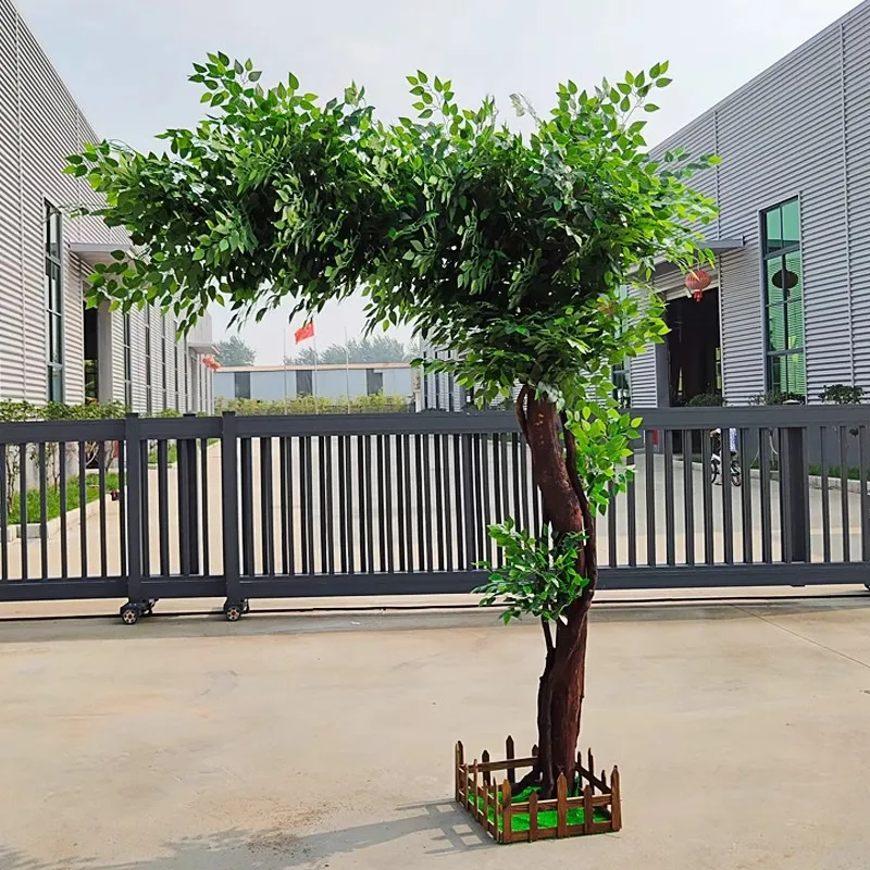 

Simulation banyan fake tree large plant hotel shopping mall wedding props wishing tree landscape tree window decoration