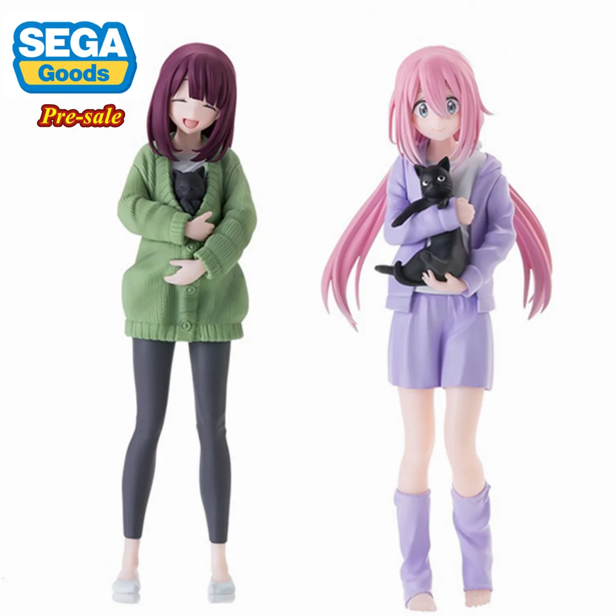 Original SEGA Desktop×Decorate Laid-Back Camp Kagamihara Nadeshiko Ayano Toki Anime Figure Toys Collections PVC Model Gift