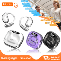 Electroplate Translation Headphones OWS Ear Hook Earphone Portable Wireless Bluetooth 5.4 Earbuds 16mm HiFi Audio Music Headset