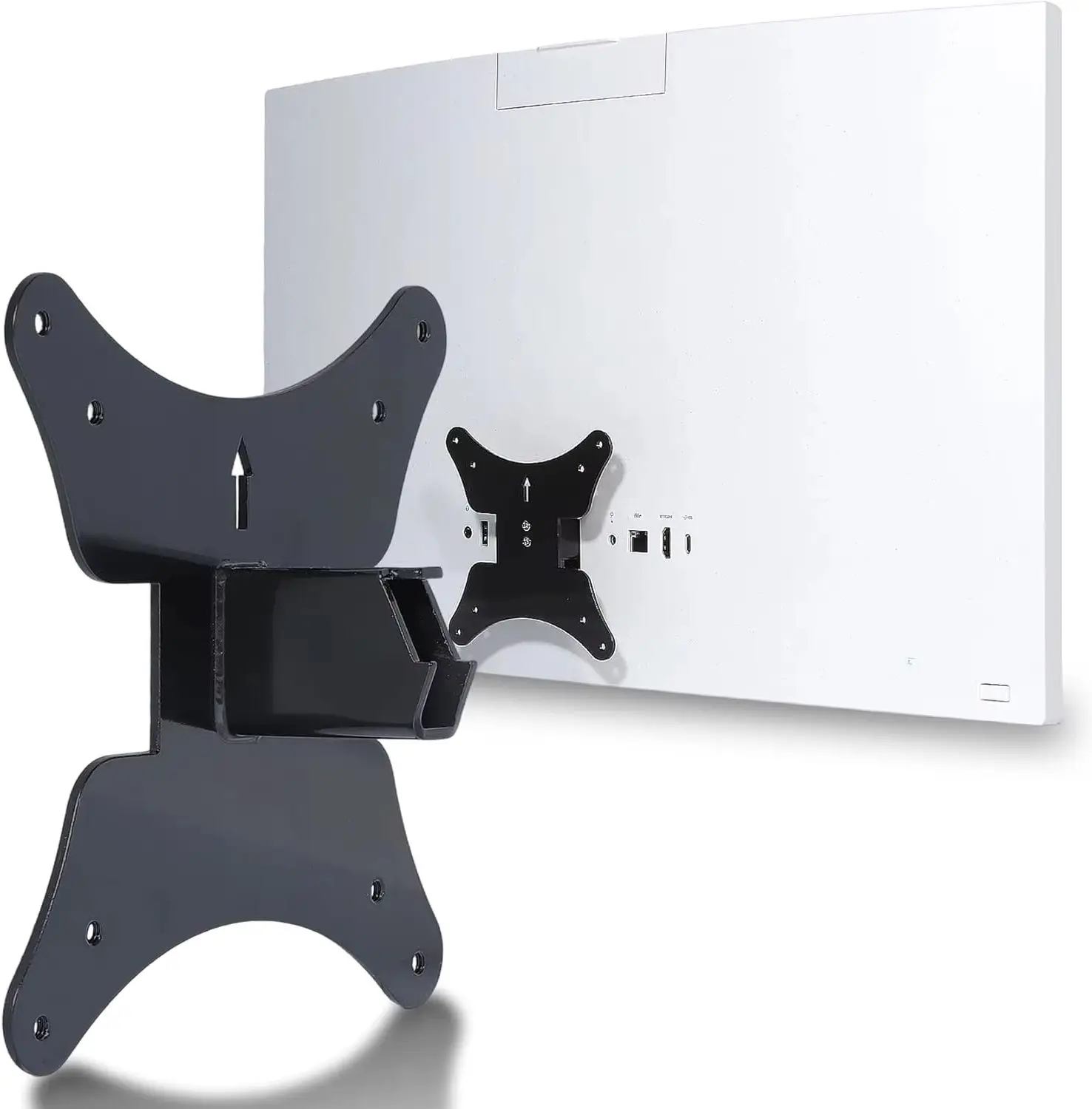 All-in-One PC VESA Mount Adapter Compatible with HP All-in-One PC (Fits 22-dg 24-cr)–75x75 to 100x100 VESA Mount Adapter Bracket