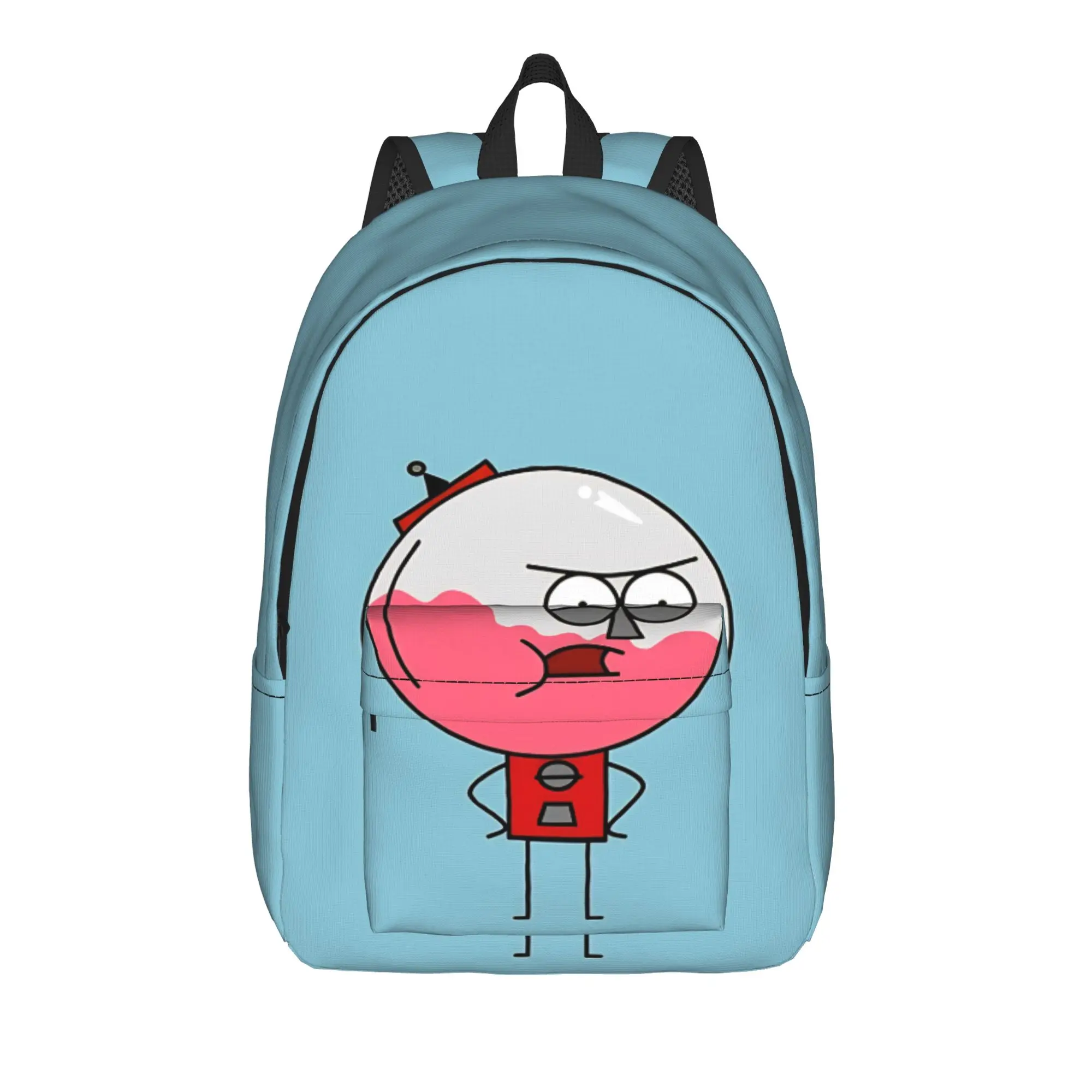 R-Regular show Backpack Back to school season sweet valentine cartoon   Adjustable Strap Backpack
