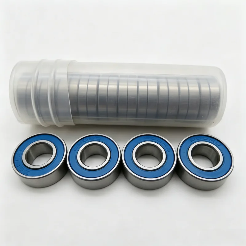 100 Stück ABEC-3 686-2RS 6x13x5mm L-1360D Boutique Kugellager, staubdicht abgedichtet, blau – Detail 2