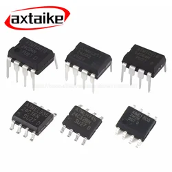 50 sztuk AT24C02 24C02 24C04 24C08 24C16 24C32 24C64 24C128 24C256 93C46 SOP8 DIP-8 pamięci EEPROM IC 24C02N 24C02BN