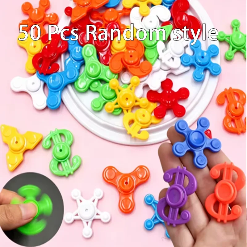 Mini Fingertip Spinner Toys Bulk Sensory Stress Relief Gadgets Party Favors Goodie Bag Fillers for Easter Egg image 2