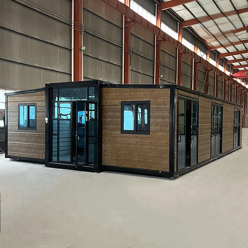 Pre-Made Luxury 40ft Steel Prefab House Expandable Extendable Cabin Fold Out Container Custom Living Prefab 20/30/40ft Home