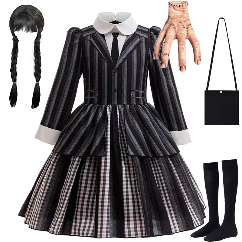 Children Halloween Cosplay Costume Girl's Cosplay Dress Carnival Party Dress Gothic-style Clothing New Year and Christmas Gifts