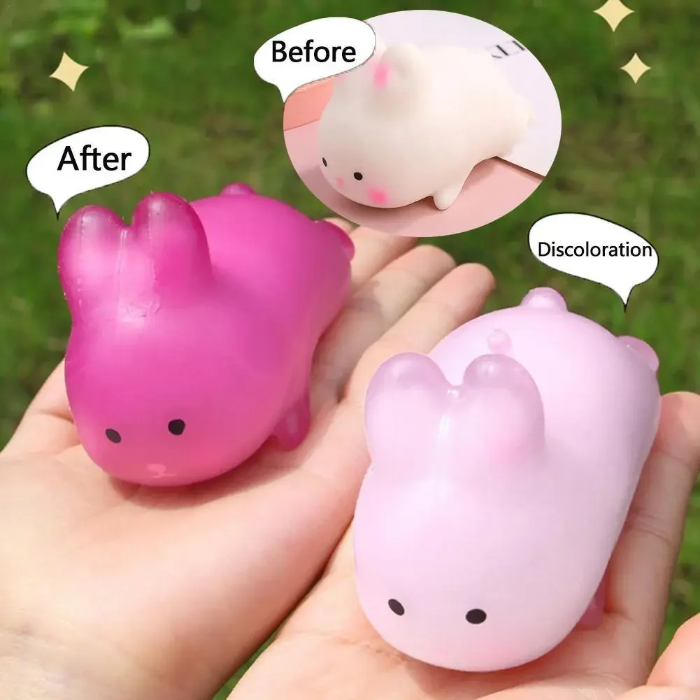 

NEW Squishy Kawaii Animal Cute Rabbit Squishies Slow Rising Relief By Squeeze Toys Color Turns Random Sunlight Fidget Stress