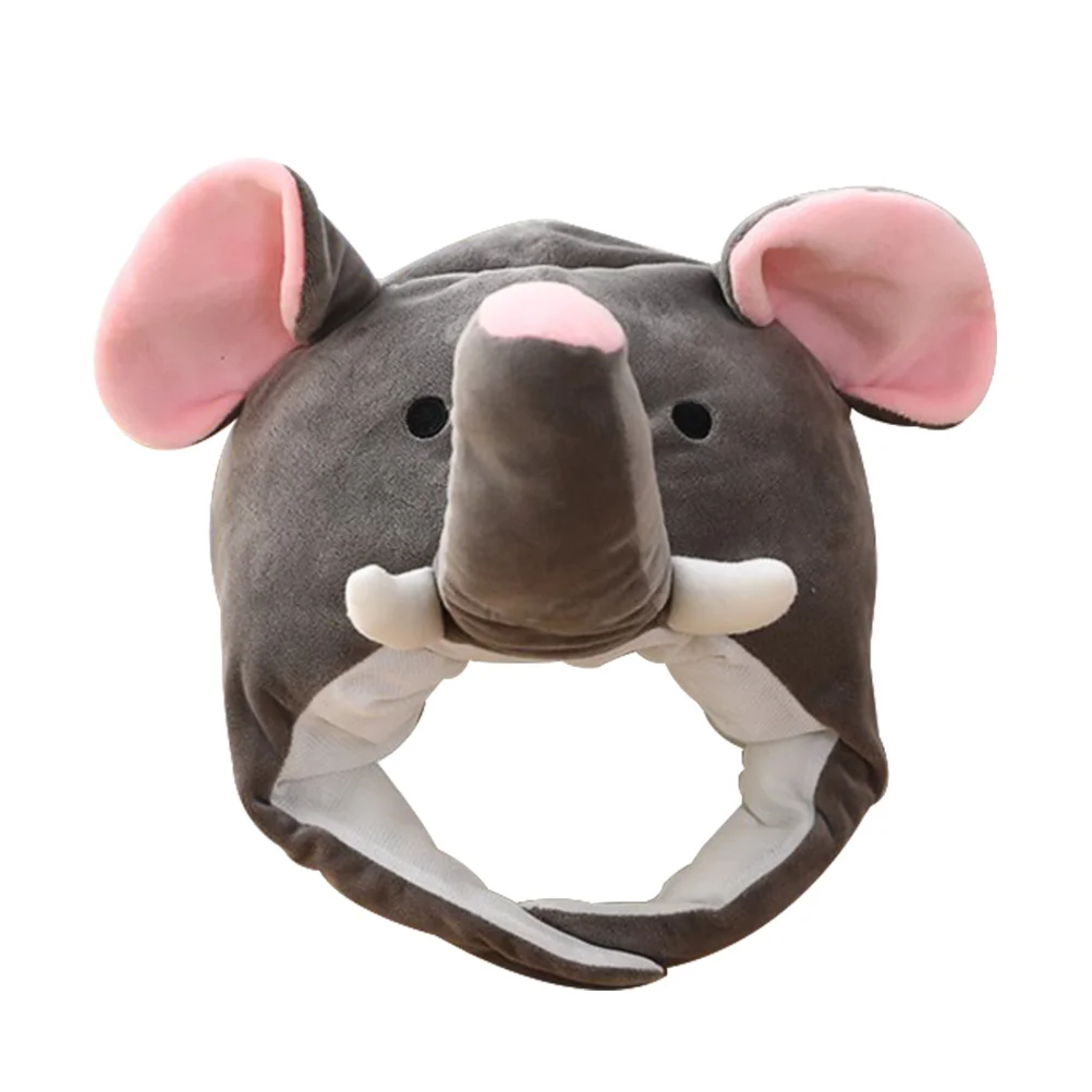 

Elephant Headgear Hat Kids Party Hats Costume Props PP Cotton Carnival Masquerade Role Play Accessories Stylish