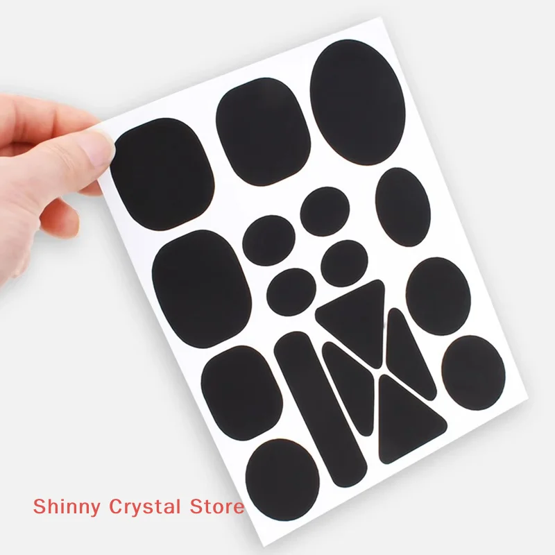 New 1Set Self-Adhesive Clothing Repair Patches Assorted Shapes Universal Durable Fabric Fixes For Down Jackets And Garments