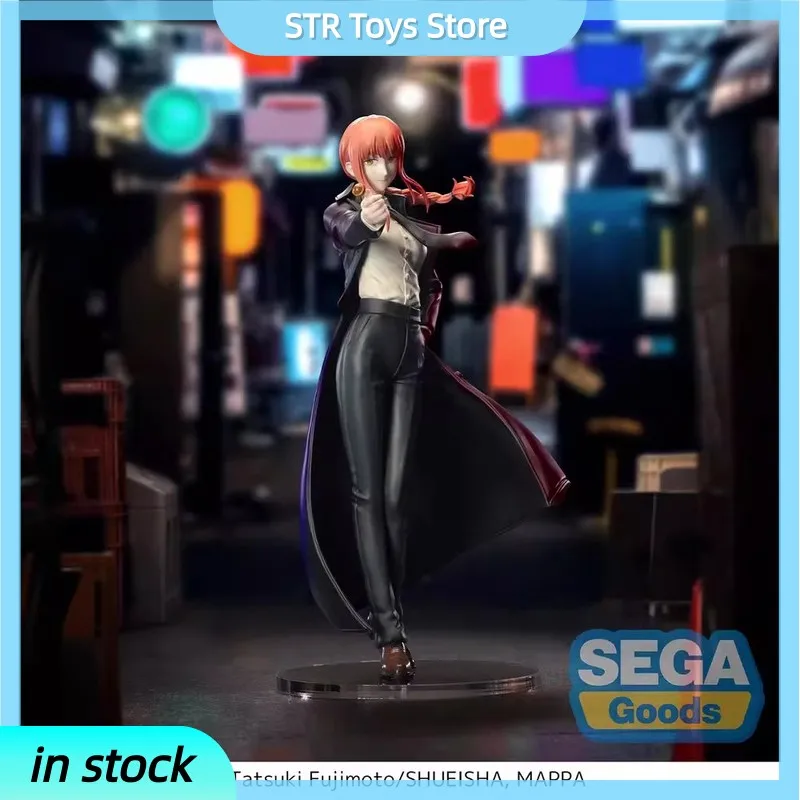 

Sega Luminasta Chainsaw Man Makima 22 см экшн-фигурка ПВХ Коллекционная модель игрушки для дня рождения, Рождественский подарок на складе