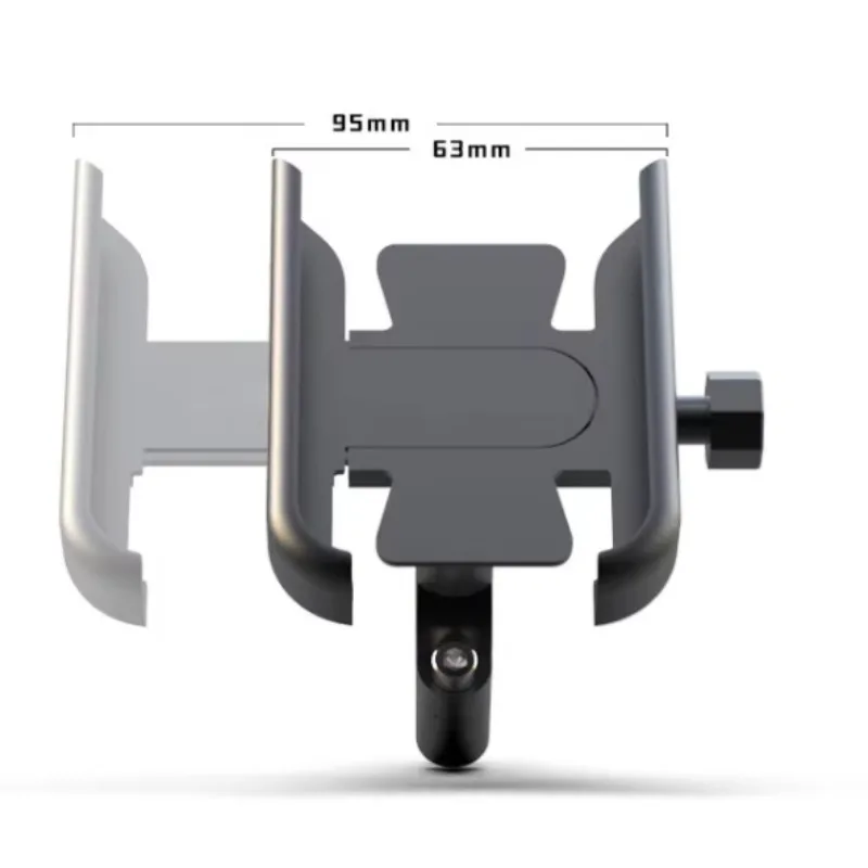 Support de téléphone universel en alliage d'aluminium pour guidon de moto, vélo, accessoires de scooter, réglable